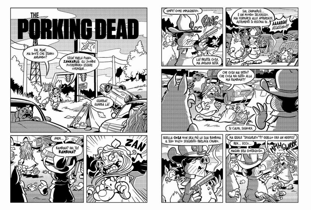 Il delirante inizio di The Porking Dead